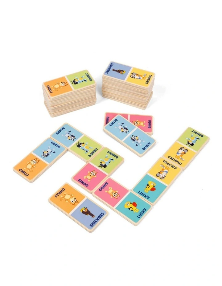 Wooden Dominoes Activity Toy Set Of 29 Pieces image 6