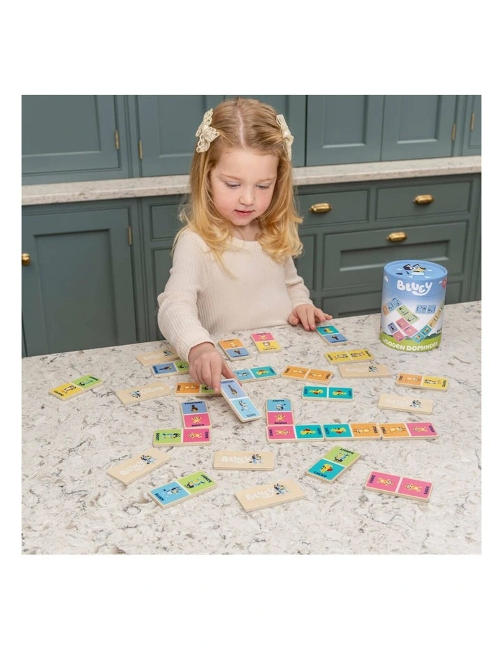 Wooden Dominoes Activity Toy Set Of 29 Pieces image 7