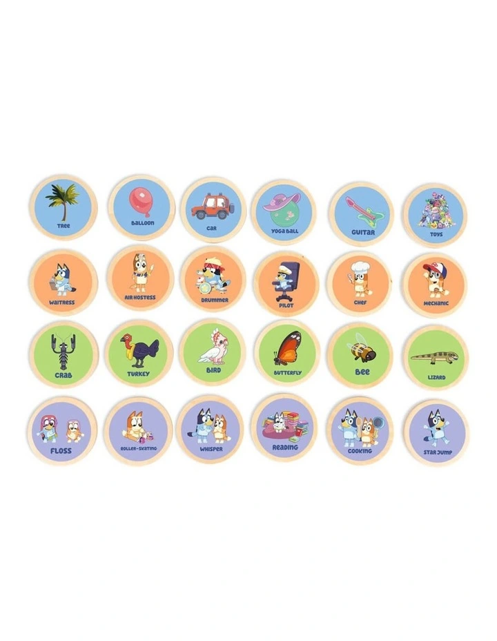 Wooden Charades Activity Toy Set Of 26 Pieces image 2