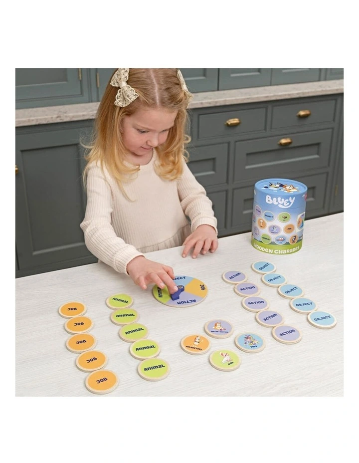Wooden Charades Activity Toy Set Of 26 Pieces image 7