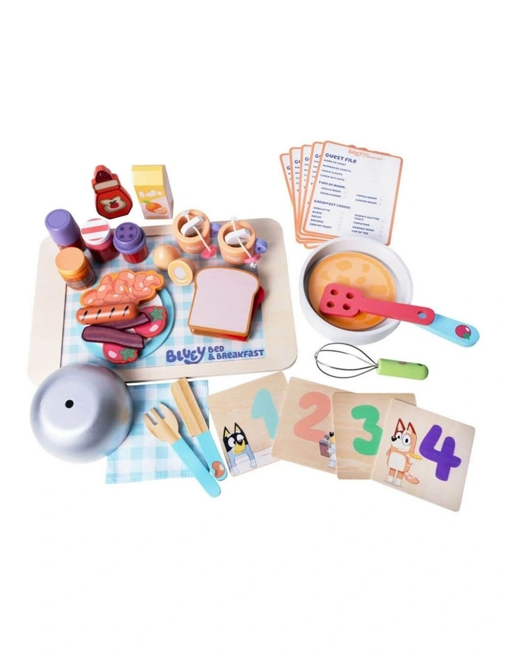 Wooden Hotel Breakfast Tray Toy image 1