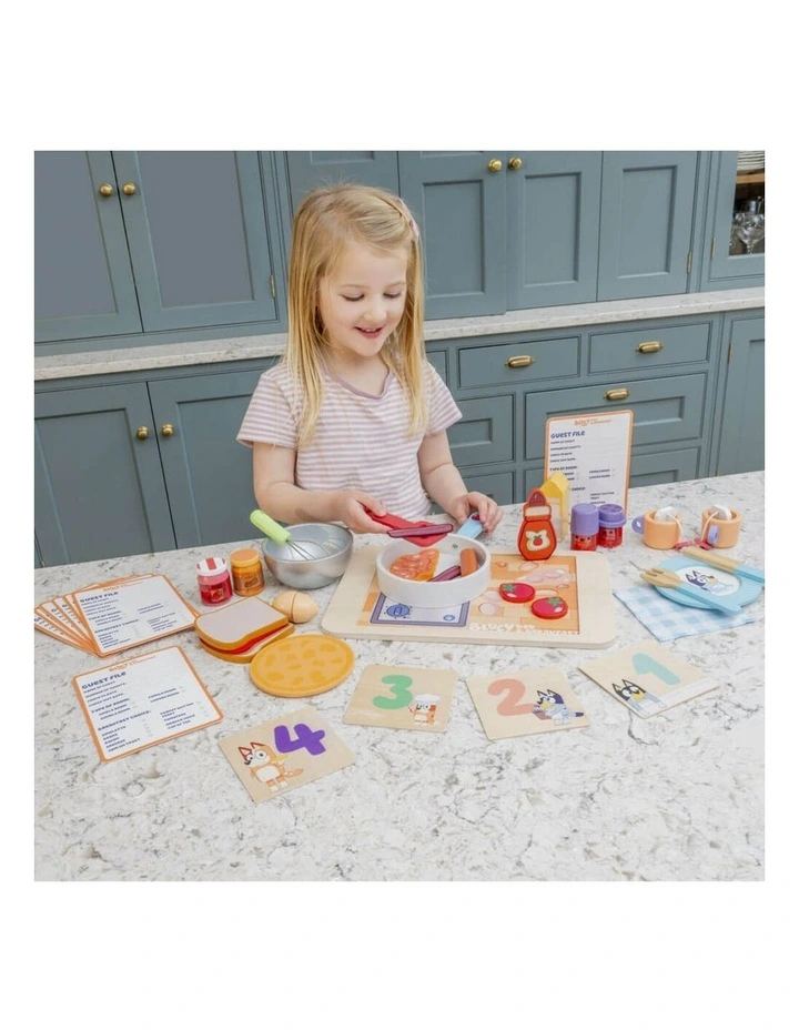 Wooden Hotel Breakfast Tray Toy image 3