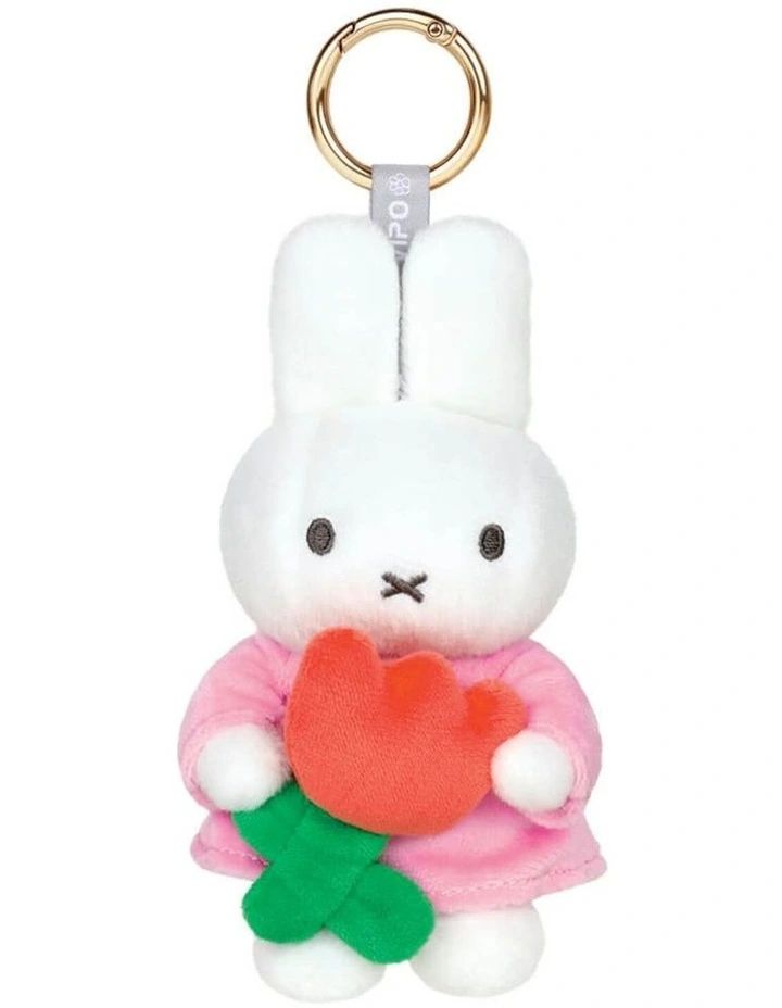 Keyring With Tulip in Multi image 1