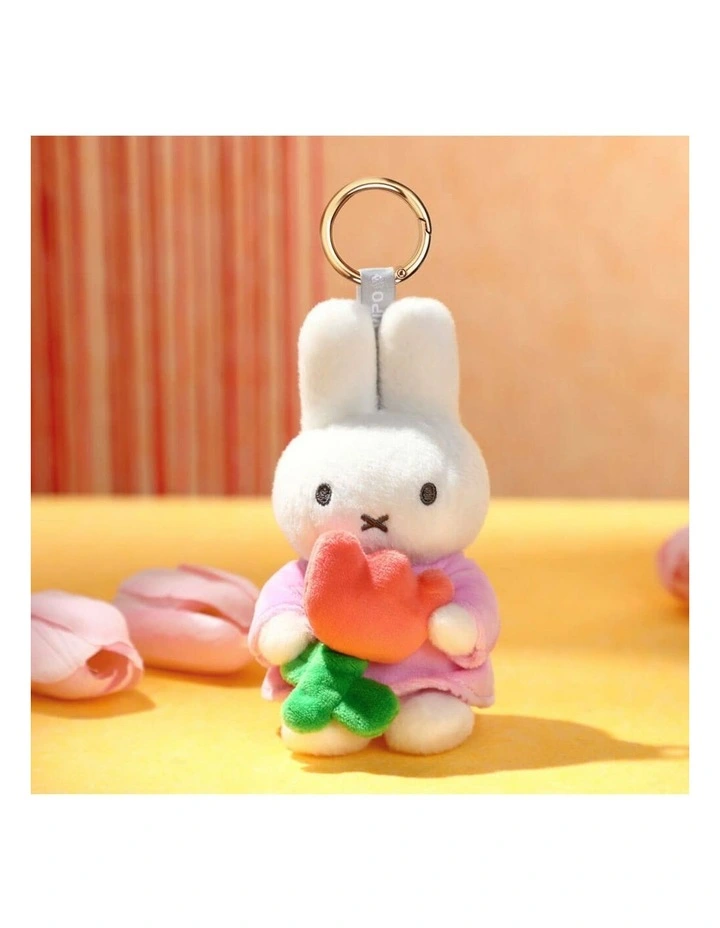 Keyring With Tulip in Multi image 2