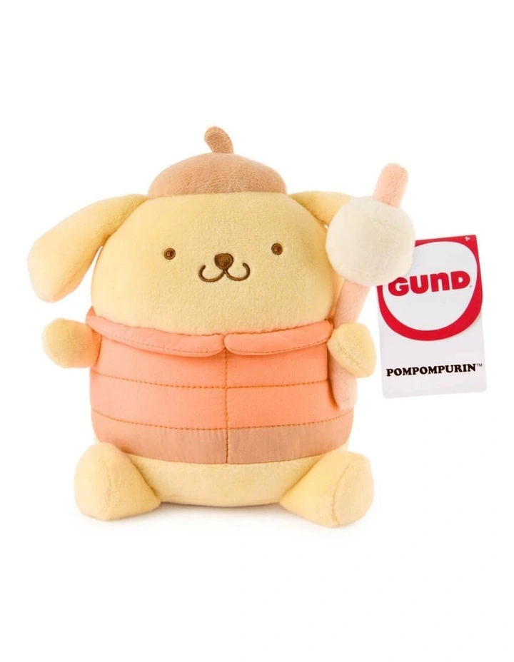 Pompompurin Camper Small Collectible Sanrio Soft Plush Toy image 1