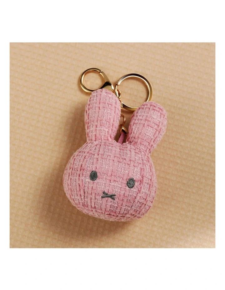 Plush Keyring in Pink image 2