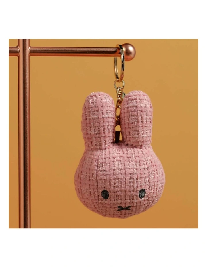 Plush Keyring in Pink image 4