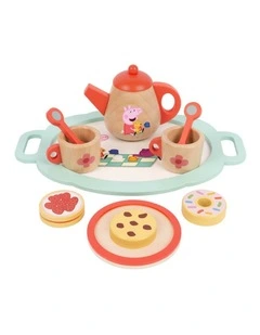 Peppa Pig Wooden Tea Set Activity Toy