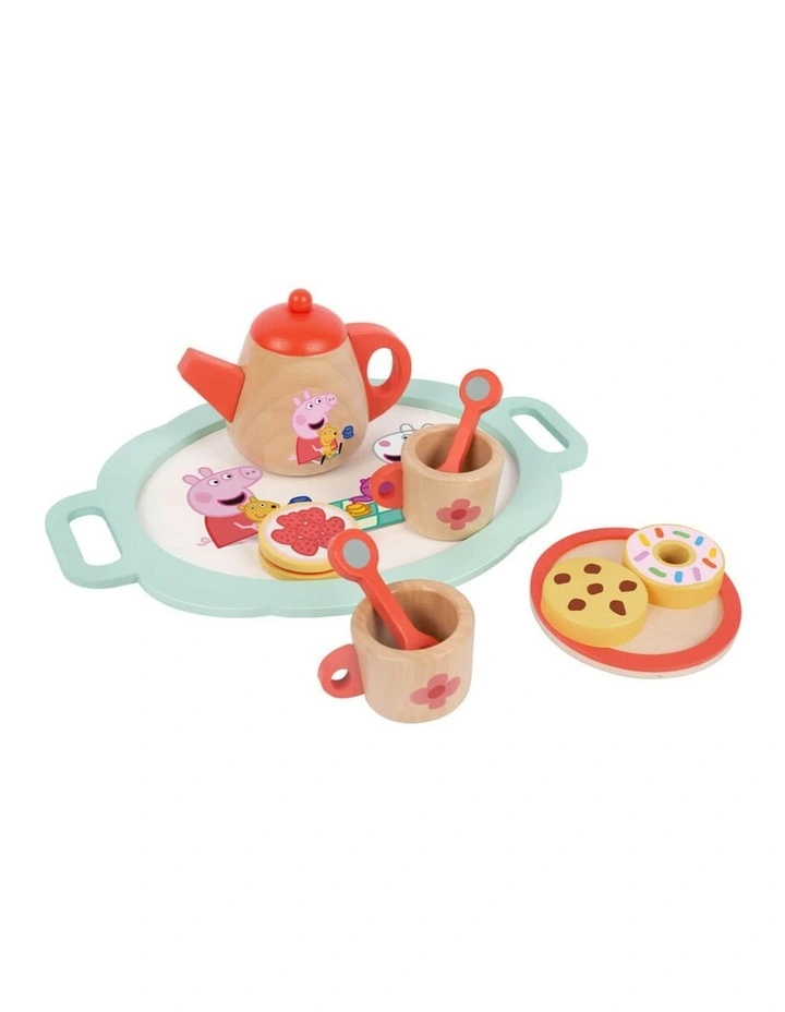 Peppa Pig Wooden Tea Set Activity Toy image 2