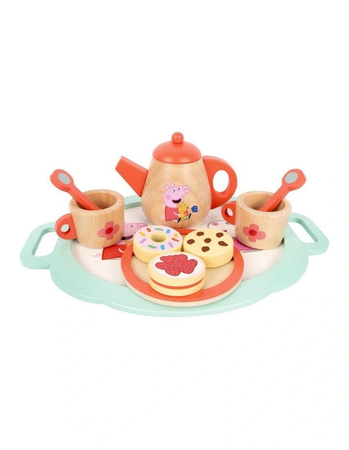 Peppa Pig Wooden Tea Set Activity Toy image 3