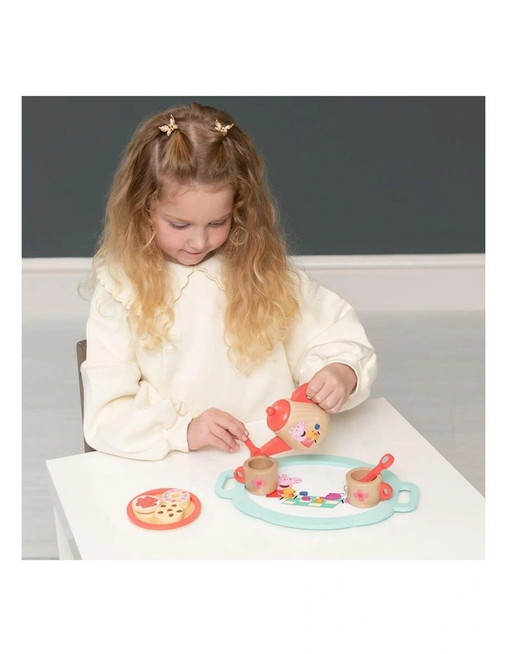 Peppa Pig Wooden Tea Set Activity Toy image 5