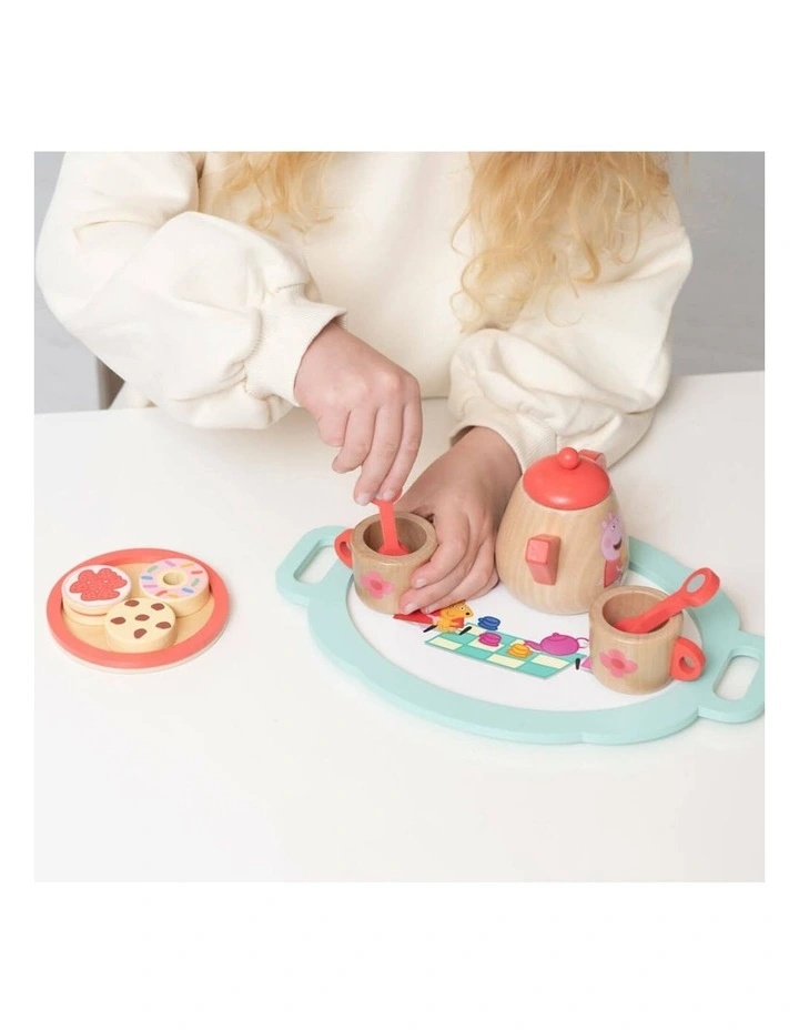 Peppa Pig Wooden Tea Set Activity Toy image 6