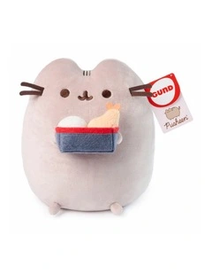 Snackable Bento Box Collectible Kawaii Cat Plush Toy Gift Set 24cm