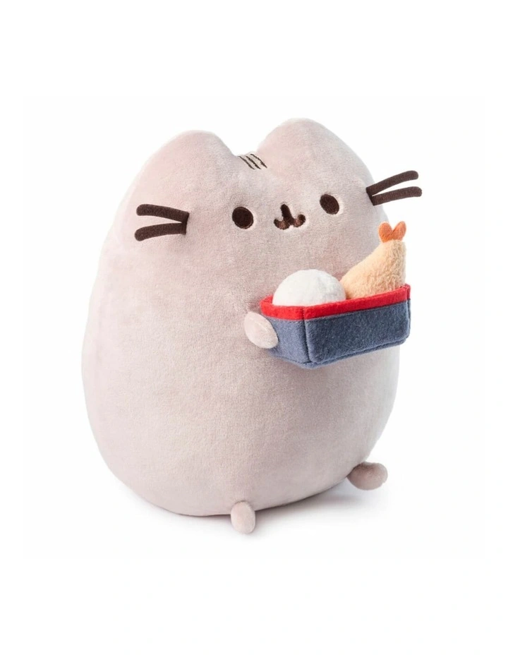 Snackable Bento Box Collectible Kawaii Cat Plush Toy Gift Set 24cm image 3