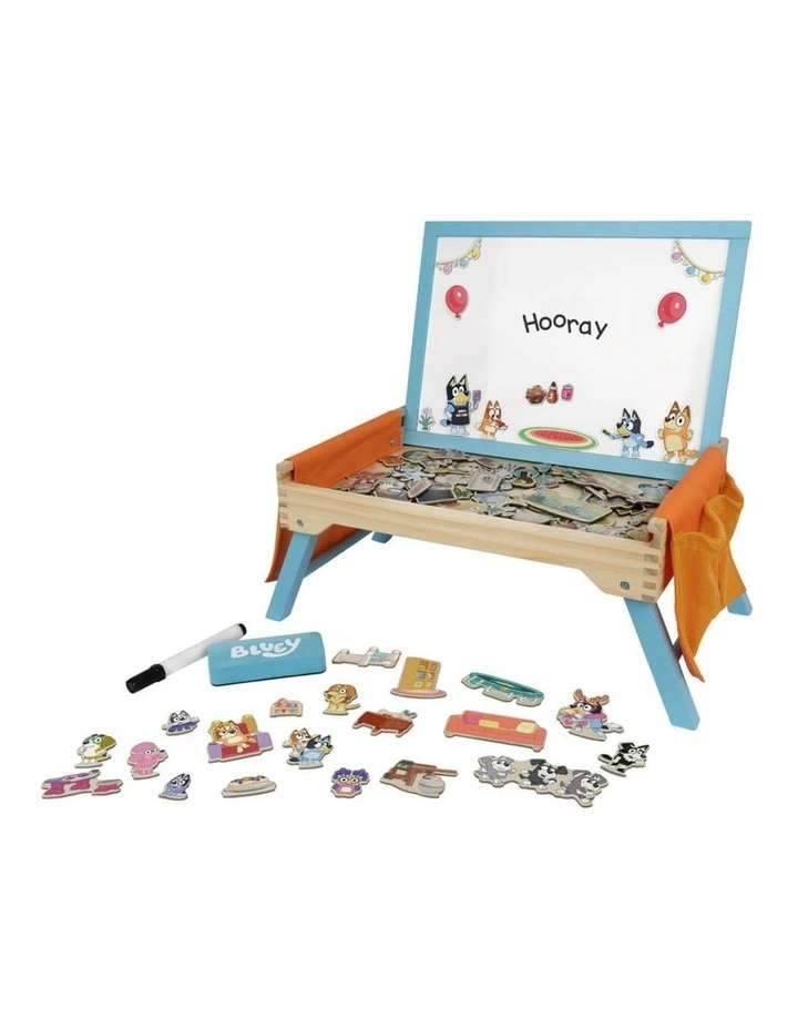 Creation Station Magnetic Tray Table Storage With Magnets And Activity Sheets Playset image 2