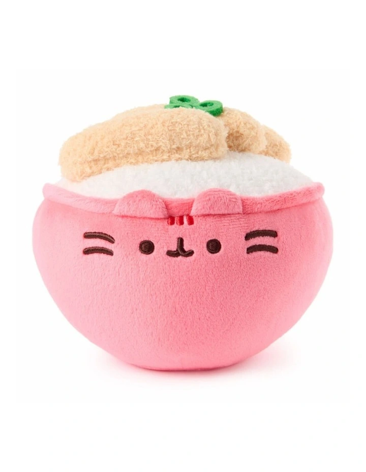 Katsu Rice Bowl Collectible Kawaii Cat Plushie Soft Plush Toy Gift 15cm image 2