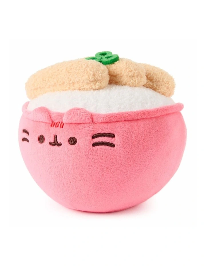 Katsu Rice Bowl Collectible Kawaii Cat Plushie Soft Plush Toy Gift 15cm image 3