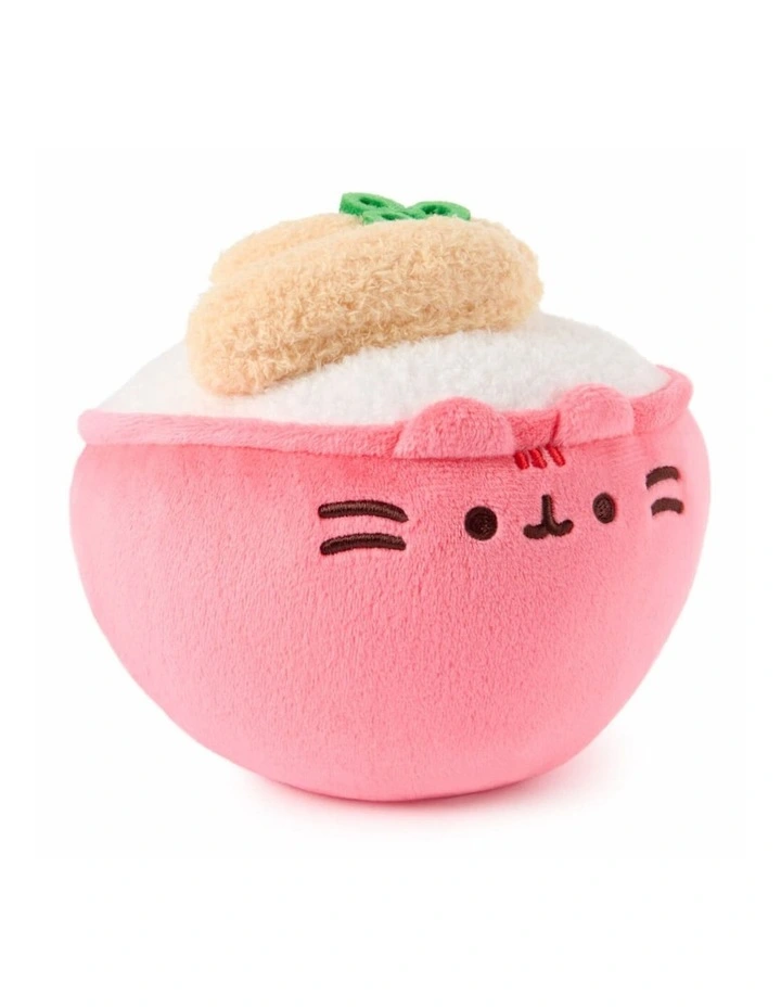 Katsu Rice Bowl Collectible Kawaii Cat Plushie Soft Plush Toy Gift 15cm image 4