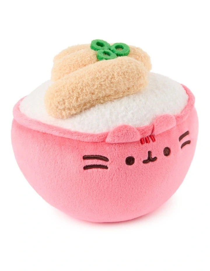 Katsu Rice Bowl Collectible Kawaii Cat Plushie Soft Plush Toy Gift 15cm image 5