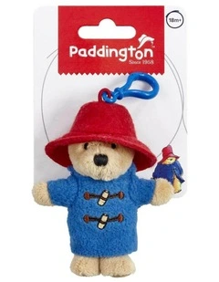 Bag Charm Plush Polyester Keychain 8cm Height in Multi