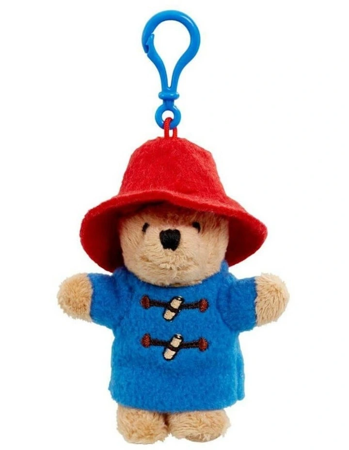 Bag Charm Plush Polyester Keychain 8cm Height in Multi image 2
