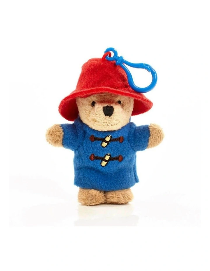 Bag Charm Plush Polyester Keychain 8cm Height in Multi image 3