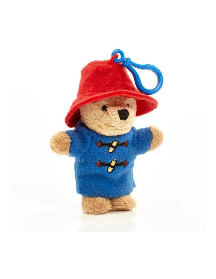 Bag Charm Plush Polyester Keychain 8cm Height in Multi image 4