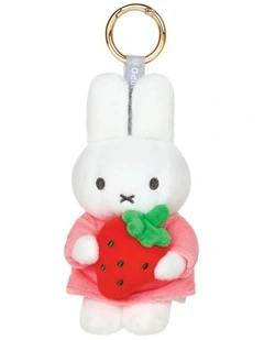 Miffy - with Strawberry Keyring - 3 years 