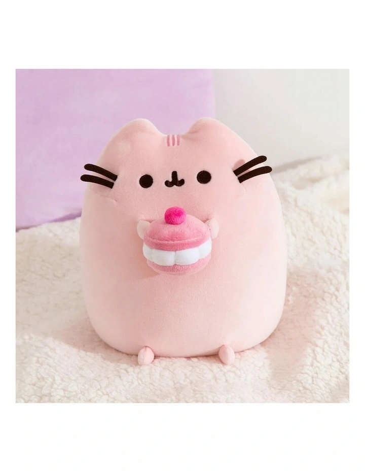 Snackable Cherry Macaron Squisheen Soft Plush Toy 24cm image 3