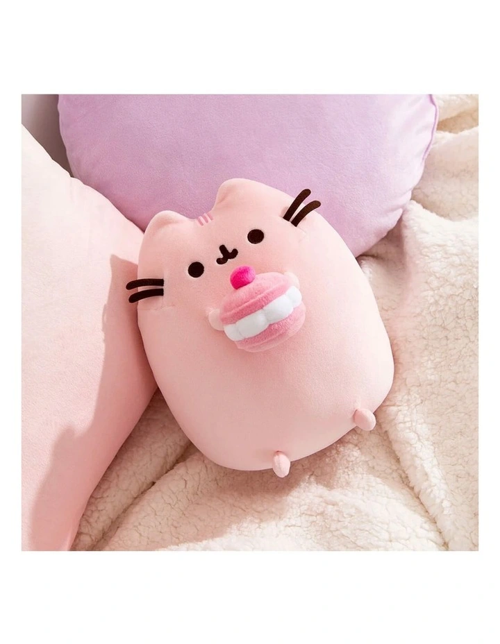 Snackable Cherry Macaron Squisheen Soft Plush Toy 24cm image 4