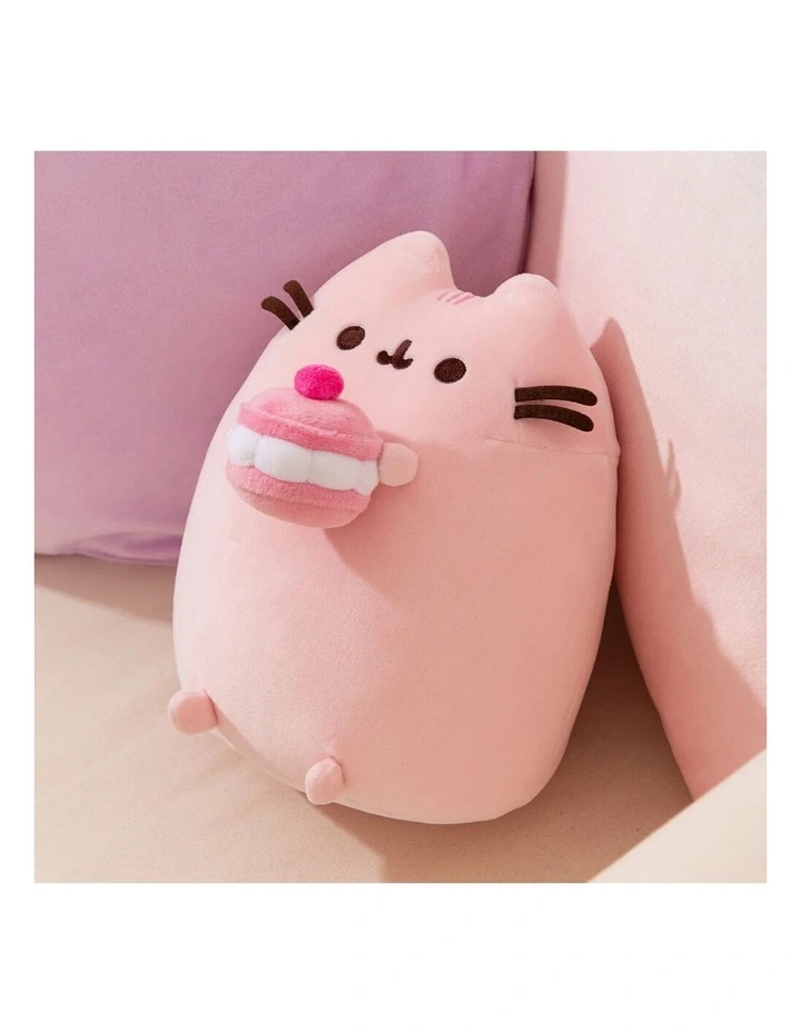 Snackable Cherry Macaron Squisheen Soft Plush Toy 24cm image 5