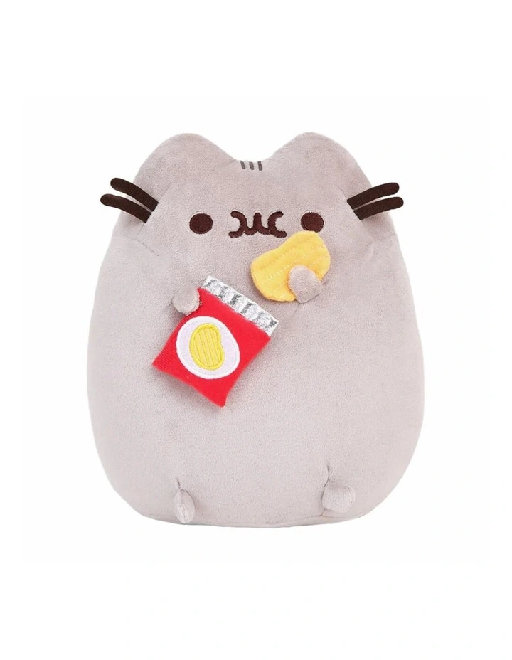 Polyester Potato Chip Pusheen Plush Soft Toy 24cm image 1