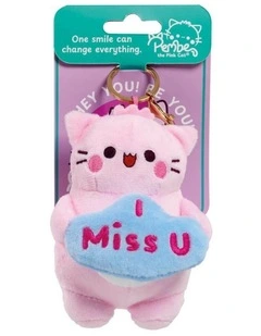 I Miss You Plush Keyring