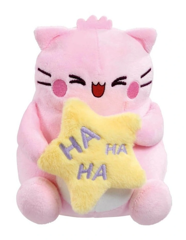 Laughing Soft Toy 15cm in Pink image 2