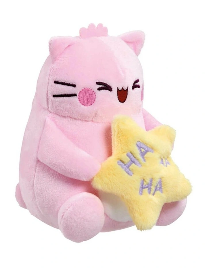 Laughing Soft Toy 15cm in Pink image 3