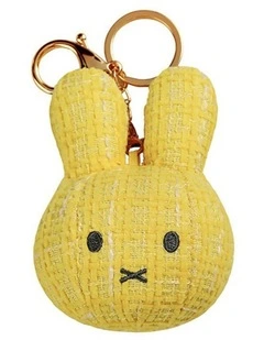 Plush Keyring in Yellow