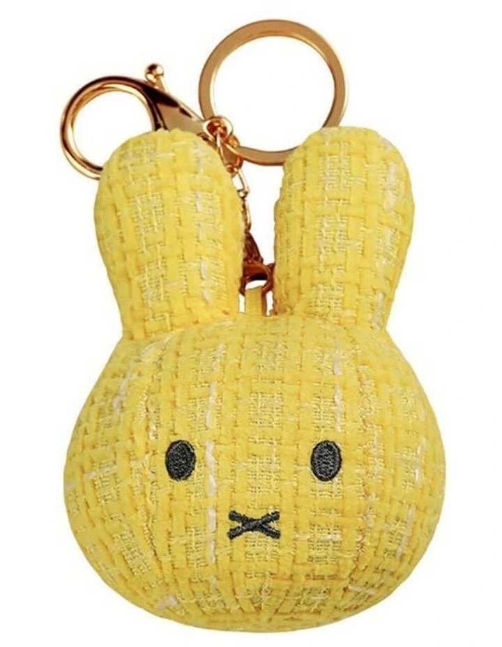 Plush Keyring in Yellow image 1