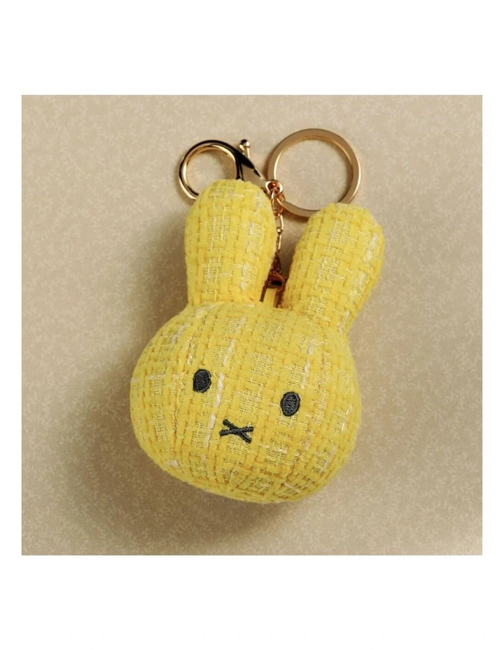 Plush Keyring in Yellow image 2