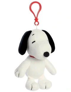 Snoopy Plush Keyring in White