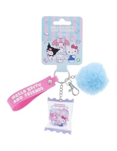 Cute Collectible Sanrio Sweets Keyring in Blue