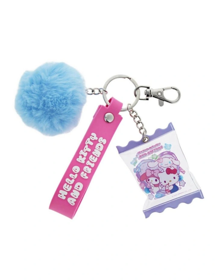 Cute Collectible Sanrio Sweets Keyring in Blue image 2