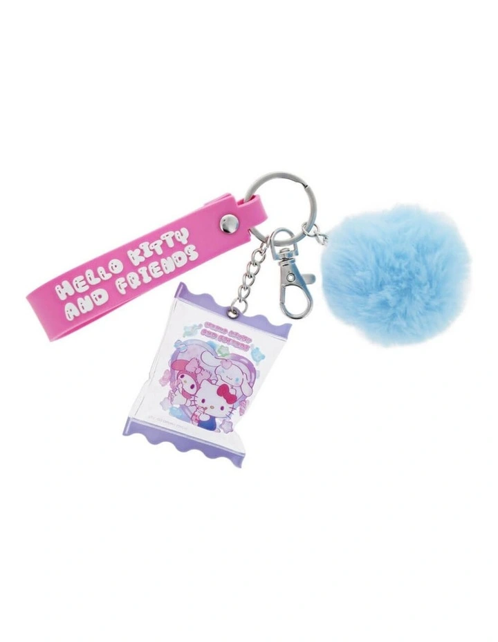 Cute Collectible Sanrio Sweets Keyring in Blue image 3