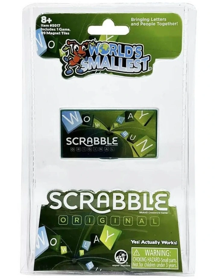 Worlds Smallest Scrabble Novelty Toy image 1