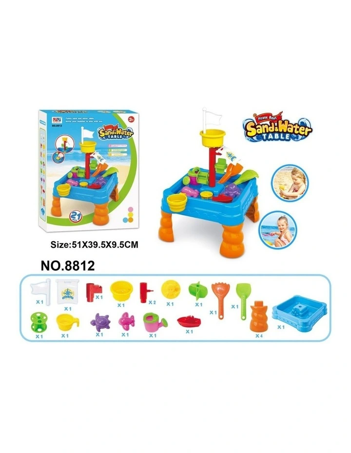 Sand & Water Table with 21 Play Accessories image 3