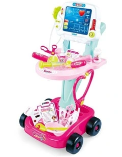 Doctors Medical Cart & ECG Machine Toy