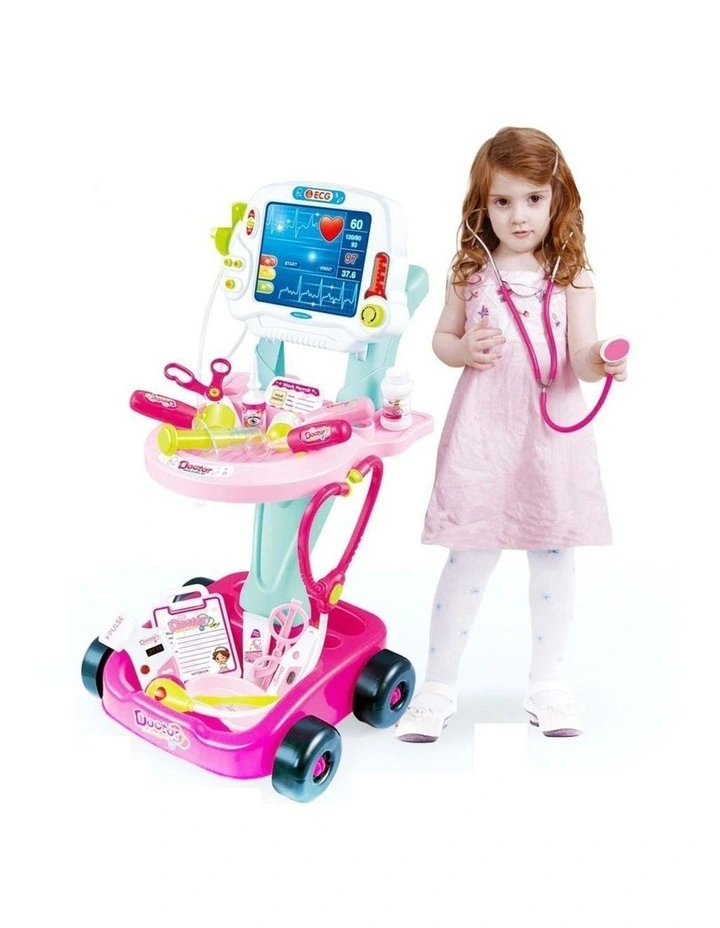 Doctors Medical Cart & ECG Machine Toy image 2