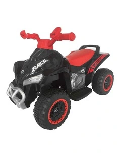 Quad Electronic 4 Wheel ATV Black Ride-on
