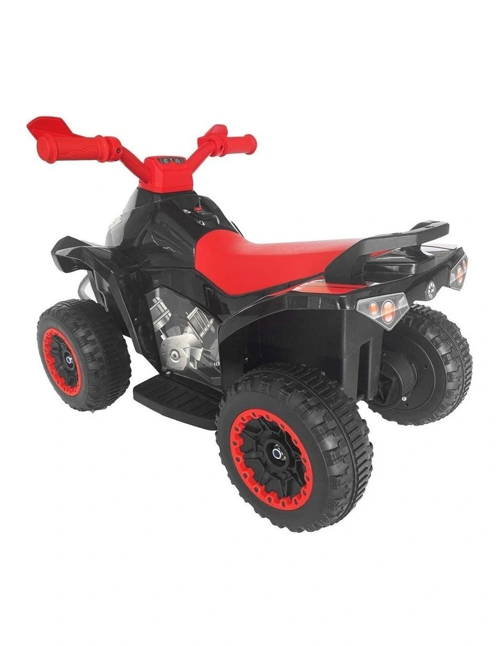Quad Electronic 4 Wheel ATV Black Ride-on image 3