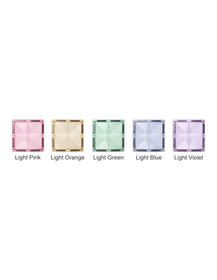 Pastel Space Travelling Magnetic Tile Set 177 Piece image 7