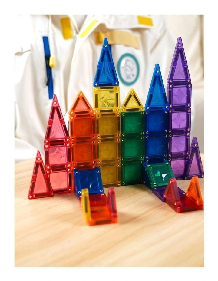 MNTL Classic Small Star Magnetic Tile Set 56 Pcs image 3